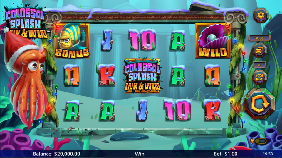 Игровые автоматы «Colossal Splash Ink and Win Merry Christmas» и казино Вулкан Старс